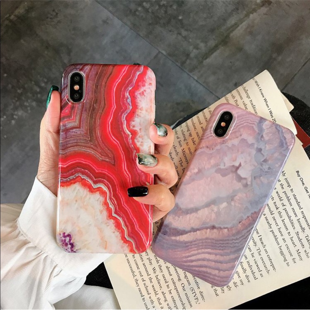 Colorful Marble Design iPhone Case